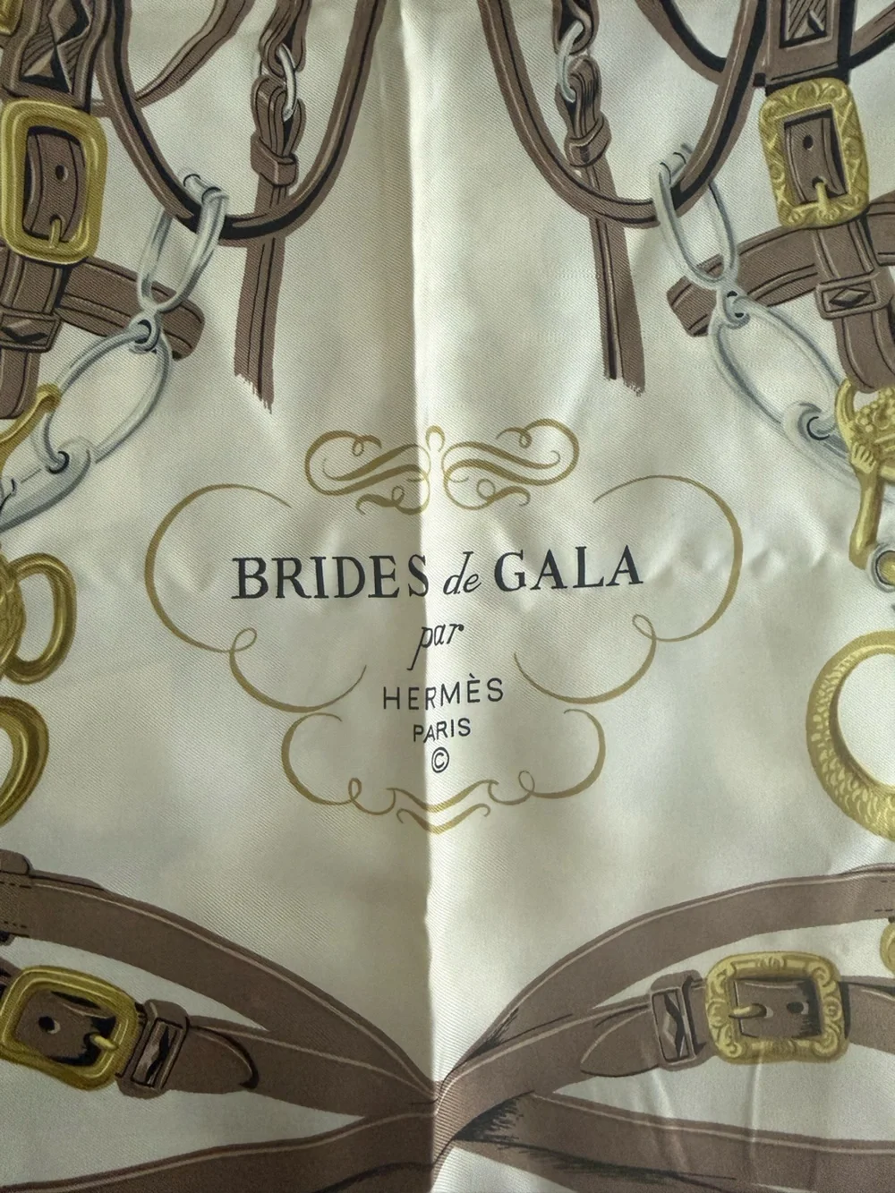 Hermes Brides de Gala scarf 100% silk
